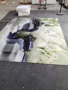 爱普生喷头UV平板打印机 3D玻璃浮雕背景墙高效之选